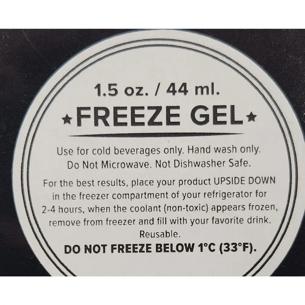 Step Brothers Freeze Gel Mini Cups Shot Glasses 4 Pack 1.5 Oz Each NEW‎ Sealed